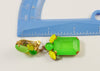 Czech Neon Green Clip Earrings - Vintage Lane Jewelry