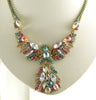 Pastel Crystal Angel Necklace - Vintage Lane Jewelry