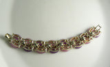 Vintage Lavender Pink Thermoset Bracelet - Vintage Lane Jewelry
