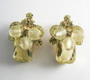 Juliana Givre Glass Rhinestone Earrings - Vintage Lane Jewelry