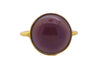 Gold Plated 18mm Round Mood Ring - Vintage Lane Jewelry