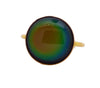 Gold Plated 20mm Round Mood Ring - Vintage Lane Jewelry
