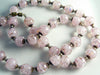 Venetian Frosted Pink Murano Glass Necklace - Vintage Lane Jewelry