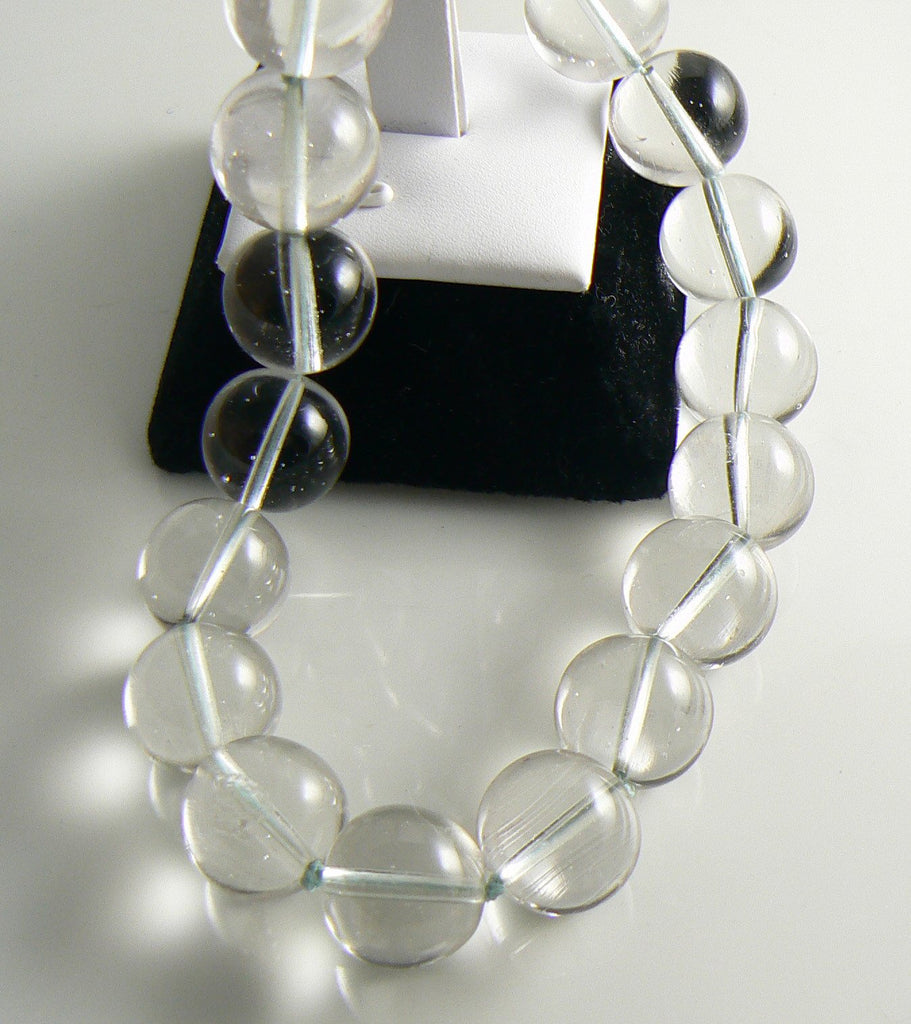 Vintage Art Deco Glass Crystal Orbs Necklace/Choker - Vintage Lane Jewelry