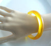 Lemon Jello Prystal Bakelite Bangle Bracelet - Vintage Lane Jewelry