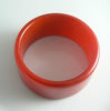 Vintage Marbled Cherry Bakelite Bangle Bracelet - Vintage Lane Jewelry