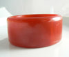 Vintage Marbled Cherry Bakelite Bangle Bracelet - Vintage Lane Jewelry