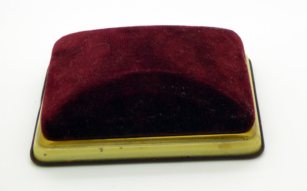 Red Stone Cufflinks in Original Box - Vintage Lane Jewelry