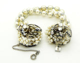 Miriam Haskell Glass Pearl Bracelet - Vintage Lane Jewelry