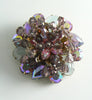 Vintage Purple And Pink Crystal Brooch - Vintage Lane Jewelry