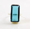 London Blue Topaz 925 Sterling Silver Ring - Vintage Lane Jewelry