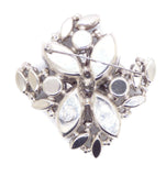 Vintage Garne Jewels Saphiret Rhinestone Brooch - Vintage Lane Jewelry
