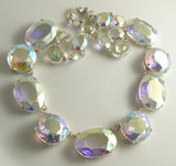 Beautiful Aurora Borealis Rhinestone Vintage Necklace - Vintage Lane Jewelry